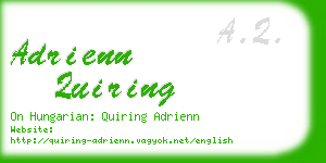 adrienn quiring business card